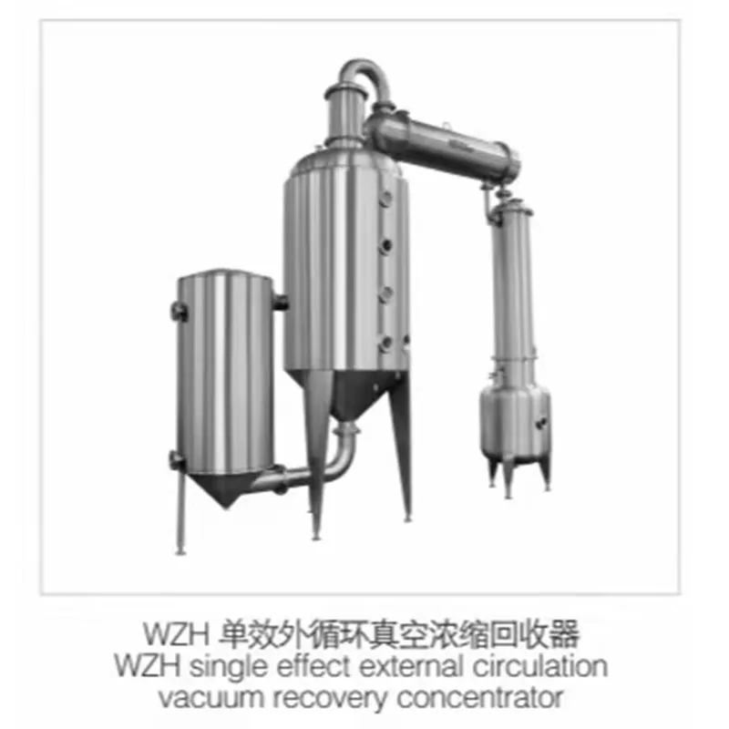 Вакуум-концентрирующий аппарат с внешней циркуляцией и одним эффектом серии WZ (3)